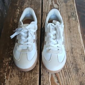 Skechers White and Tan Women's Sneakers